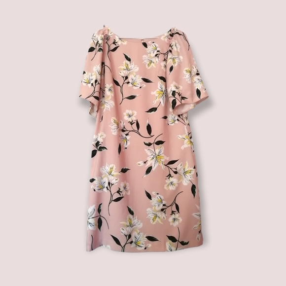 Ann Taylor Pink Lilly Dress (2)  💮🌴 - Picture 1 of 6